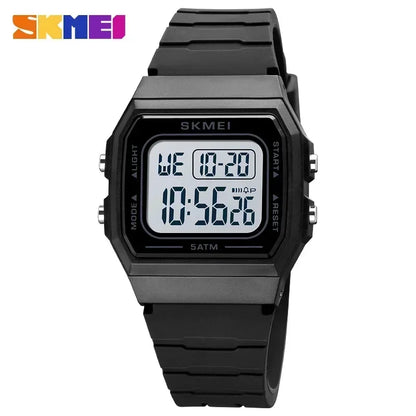 1683 Waterproof Mens Digital Watches Sports LED Display Stopwatch Electronic Wristwatches for Men Women Relogio Masculino
