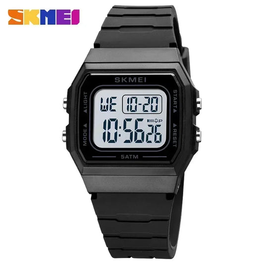 1683 Waterproof Mens Digital Watches Sports LED Display Stopwatch Electronic Wristwatches for Men Women Relogio Masculino