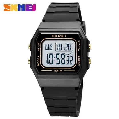 1683 Waterproof Mens Digital Watches Sports LED Display Stopwatch Electronic Wristwatches for Men Women Relogio Masculino